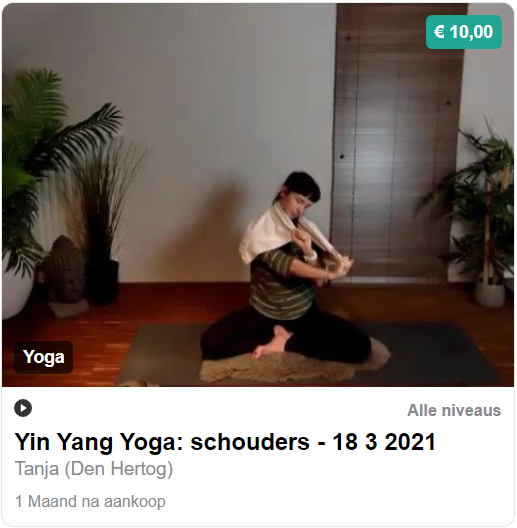 Hatha Yoga met focus op de schouders met Tanja Den Hertog