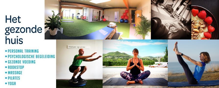 Beweegruimte, personal training, yoga, pilates, relaxatie, gezonde voeding, ...