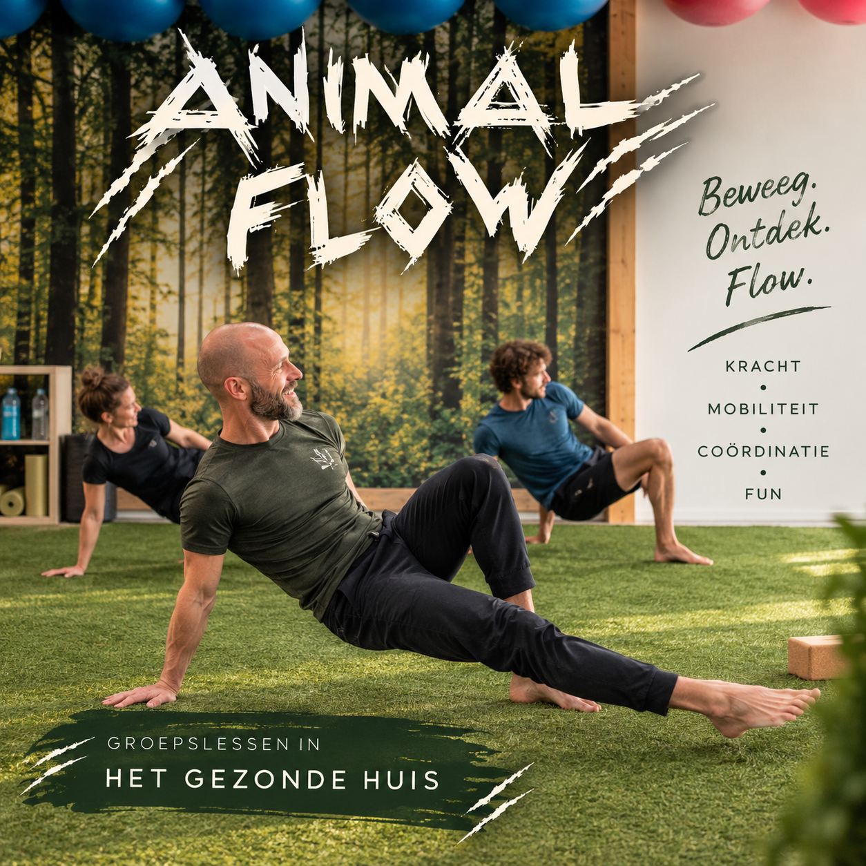 Animal Flow - groepsles