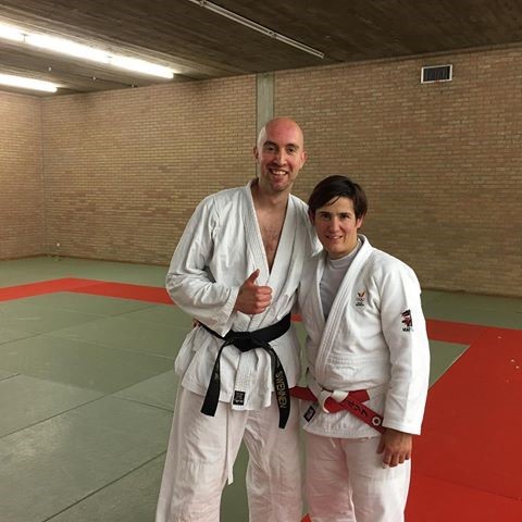 Karateka Johan Swennen en Judoka Ilse Heylen